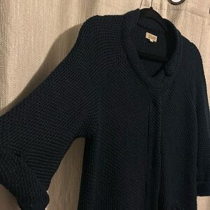 knit pea coat